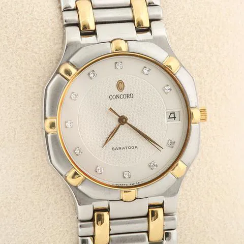 Concord Saratoga 32mm Yellow gold and Stainless steel Silver 6