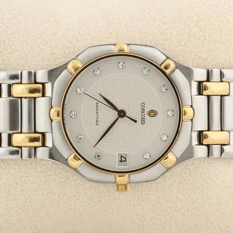 Concord Saratoga 32mm Yellow gold and Stainless steel Silver 8