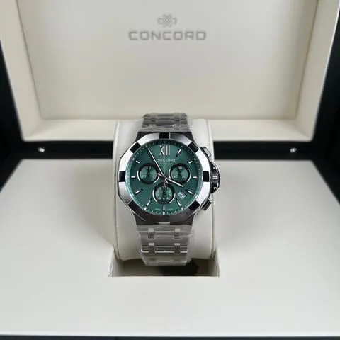 Concord Saratoga 0320494 40mm Stainless steel Green