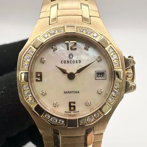 Concord Saratoga 54.E1.1855 27mm Rose gold Mother-of-pearl