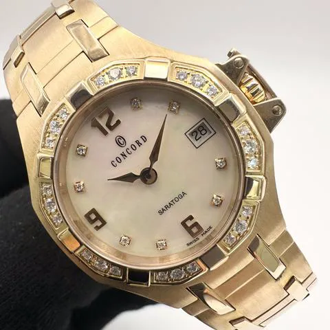 Concord Saratoga 54.E1.1855 27mm Rose gold Mother-of-pearl 3