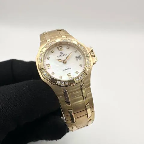 Concord Saratoga 54.E1.1855 27mm Rose gold Mother-of-pearl 4