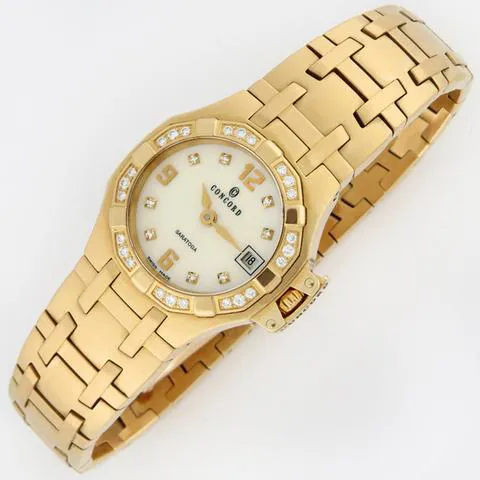 Concord Saratoga 50.36.1840 25mm Yellow gold White