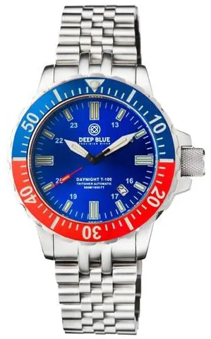 Deep Blue TRITDIVER41PEPSI 41mm Stainless steel Blue