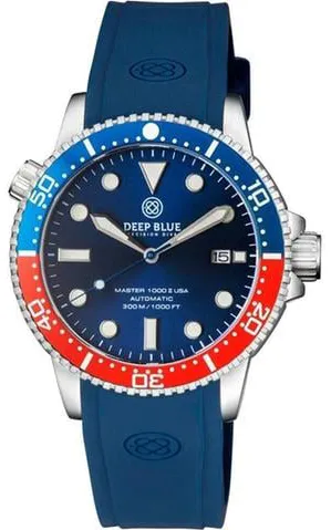 Deep Blue M1KUSAPEPSBLUE 44mm Stainless steel Blue