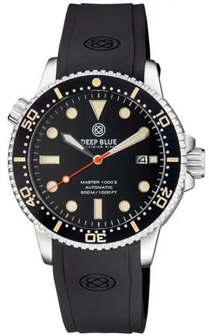 Deep Blue MSTR442BLKVINT 44mm Stainless steel Black