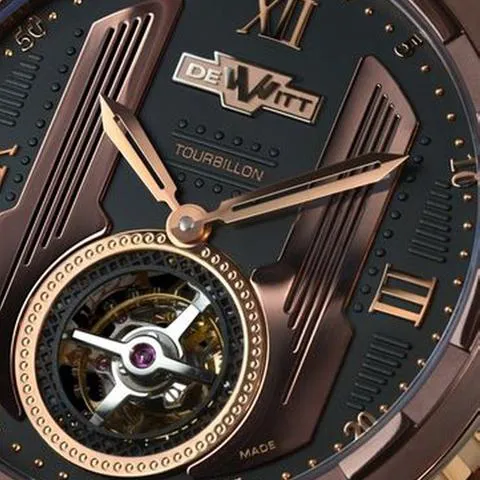 Dewitt Twenty-8-Eight T8.TH.016 43mm Rose gold and 18k rose gold Guilloché 2