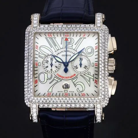 Franck Muller Conquistador Cortez 41mm White gold Gray