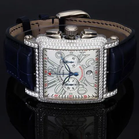 Franck Muller Conquistador Cortez 41mm White gold Gray 1