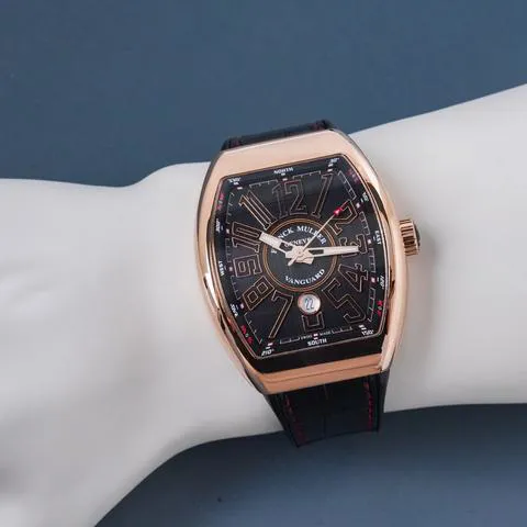 Franck Muller Vanguard V 45 SC DT 5N NR 45mm Rose gold Black 9