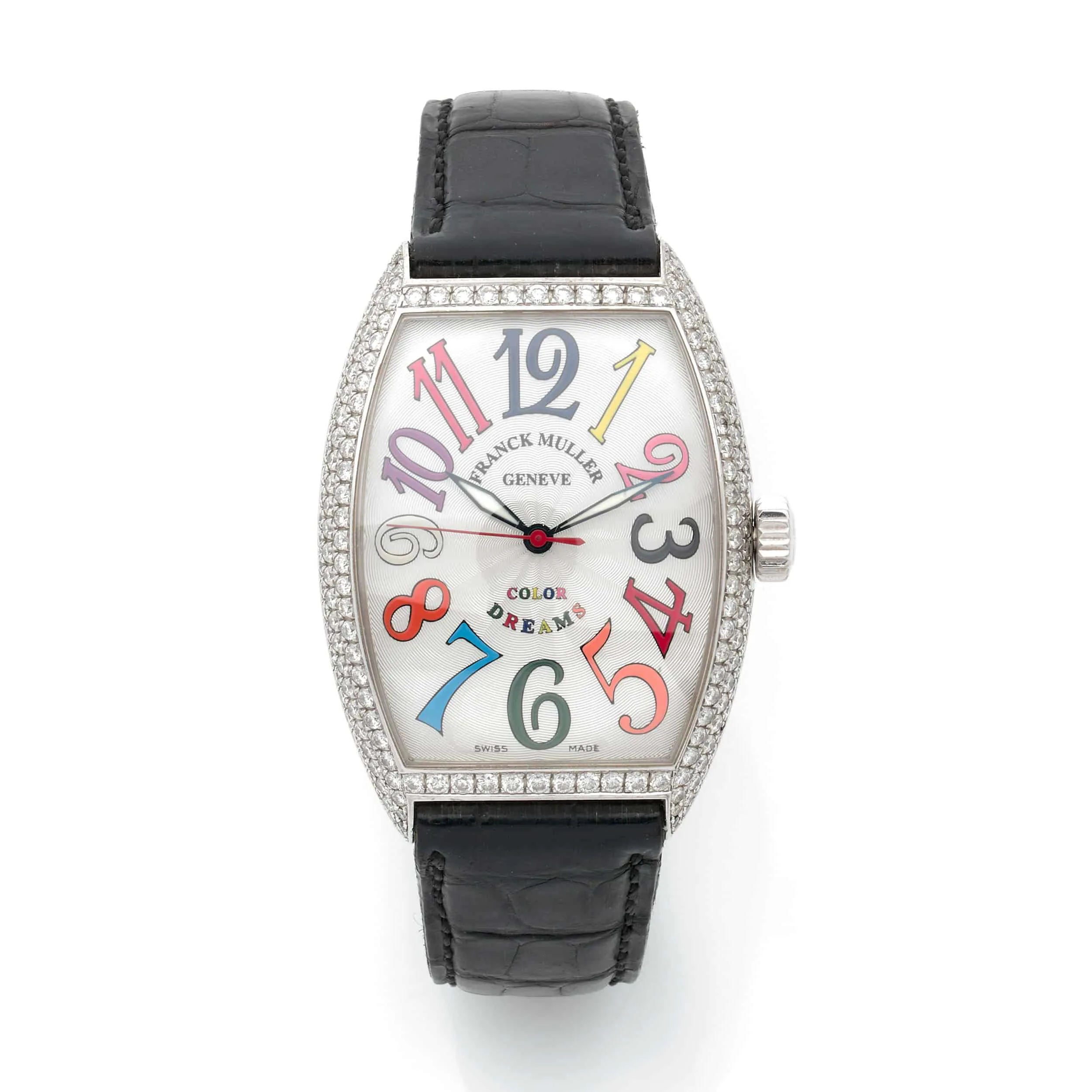 Franck Muller Master of Complications 7851 SC 35mm White gold and Diamond Light Grey