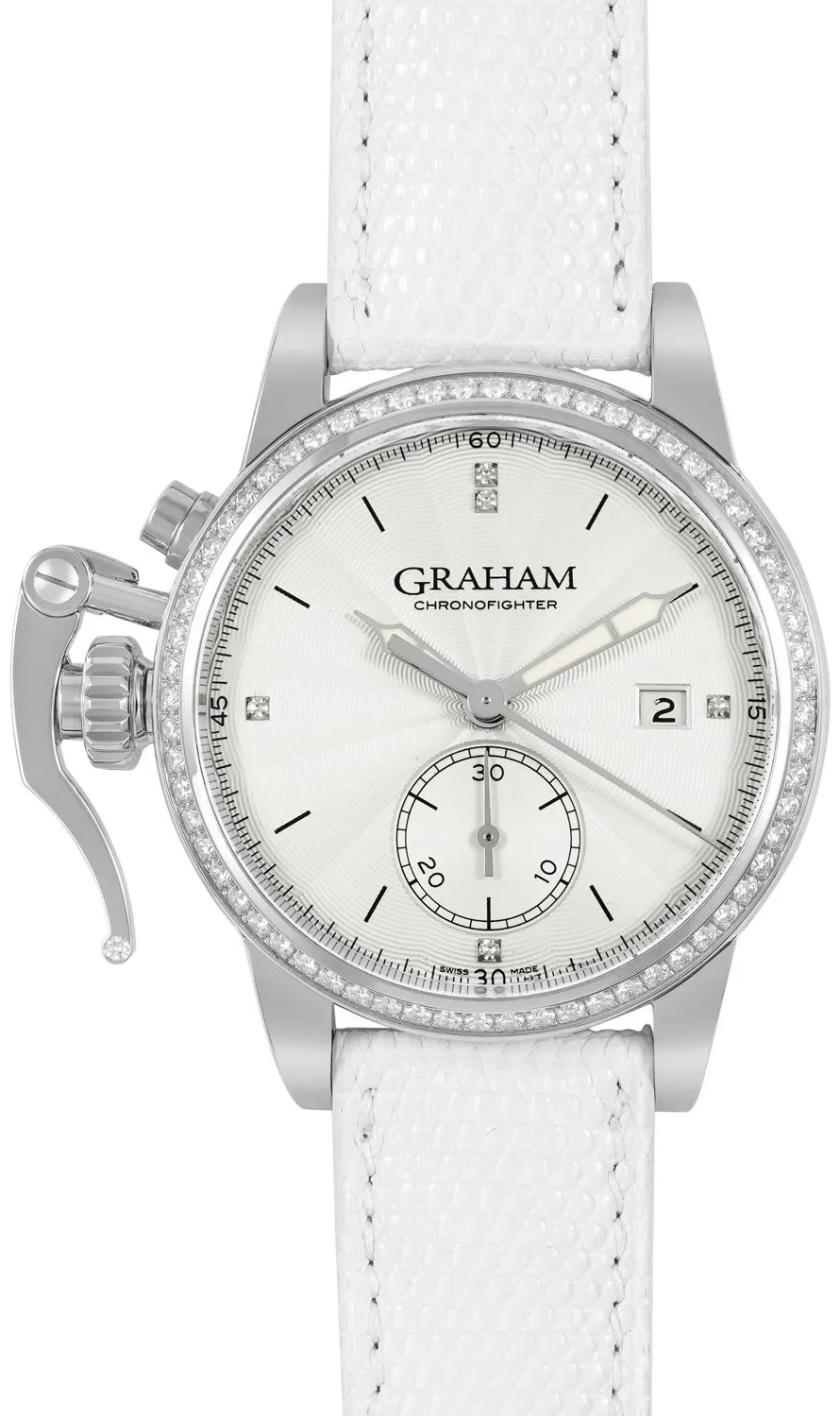 Graham Chronofighter 2CXNS.S04A-G21A 42mm Stainless steel White