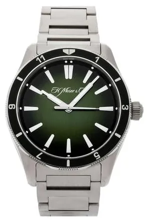 H. Moser & Cie. 3200-1210 43mm Stainless steel Green