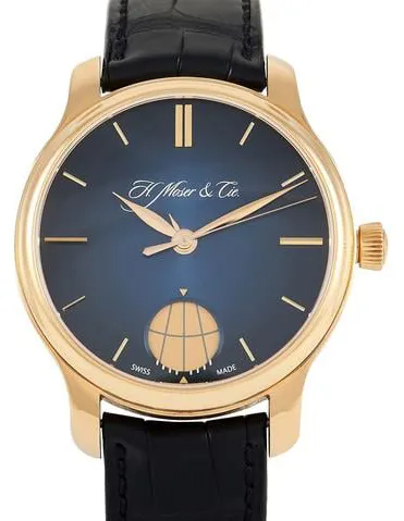 H. Moser & Cie. Endeavour 1348-0100 41mm Rose gold Blue