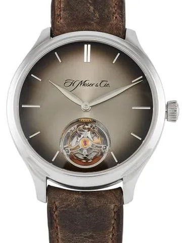 H. Moser & Cie. Endeavour 1804-0201 42mm White gold Gray