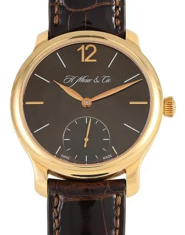 H. Moser & Cie. Endeavour 321.503 39mm Yellow gold Brown