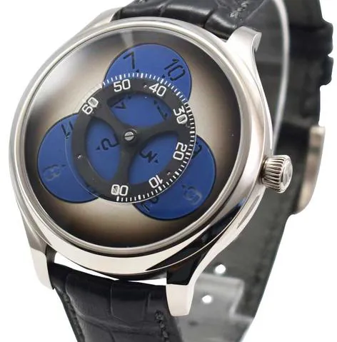 H. Moser & Cie. Endeavour Flying Hours 1806-0202 42mm White gold Blue 1