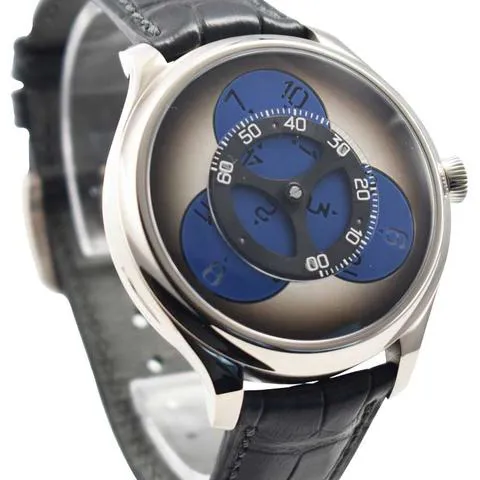 H. Moser & Cie. Endeavour Flying Hours 1806-0202 42mm White gold Blue 2