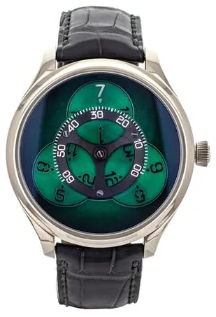 H. Moser & Cie. Endeavour 1806-0201 42mm White gold Green