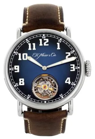 H. Moser & Cie. Heritage 8804-1200 42mm Stainless steel Blue