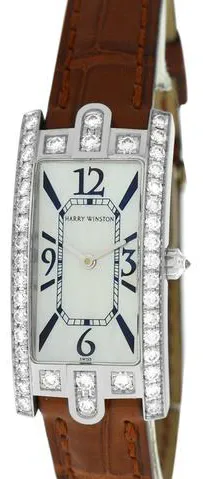 Harry Winston Avenue 330-LQW 19mm White gold White 1