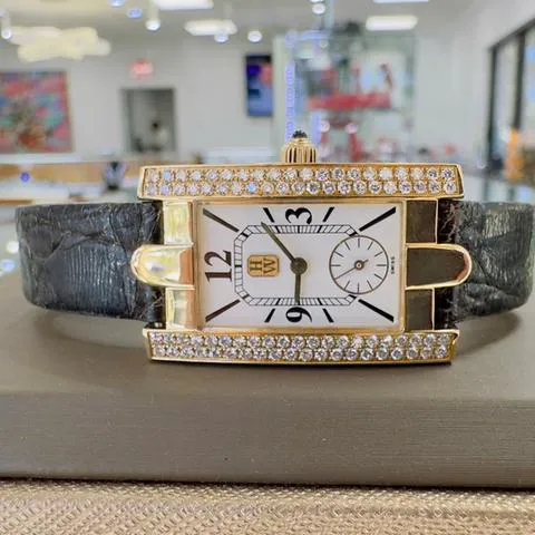 Harry Winston Avenue 36mm Yellow gold White 9