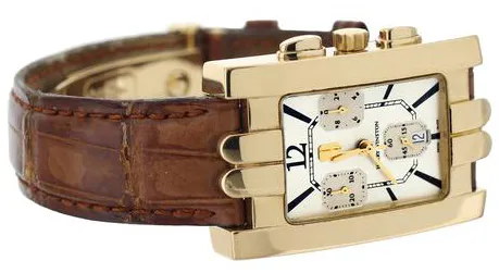 Harry Winston Avenue 310UCQG 41mm Yellow gold Brown 3