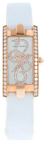 Harry Winston Avenue AVCQHM16RR034 16mm Rose gold White