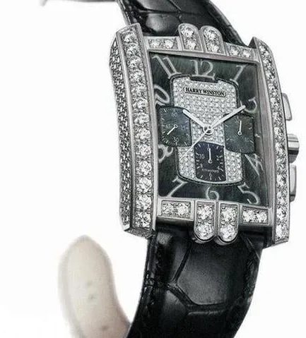 Harry Winston Avenue 330/.M1/D3.1 32mm White gold and 18k white gold and Diamond