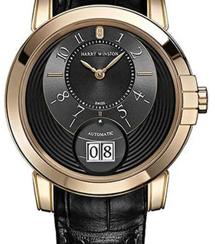 Harry Winston Midnight 450/MABD42RL.K 42mm Rose gold and 18k rose gold Black