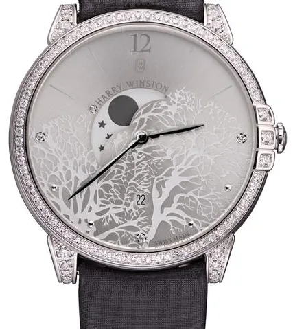 Harry Winston Midnight 450/UQMP39W 39mm White gold and 18k white gold and Diamond Champagne