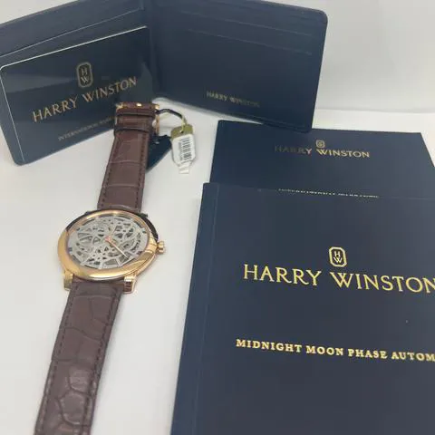 Harry Winston Midnight MIDAHM42RR001 42mm Rose gold Skeletonized 5