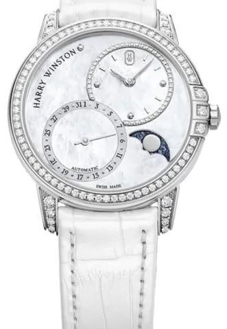 Harry Winston Midnight MIDAMP36WW001 36mm White gold and 18k white gold and Diamond