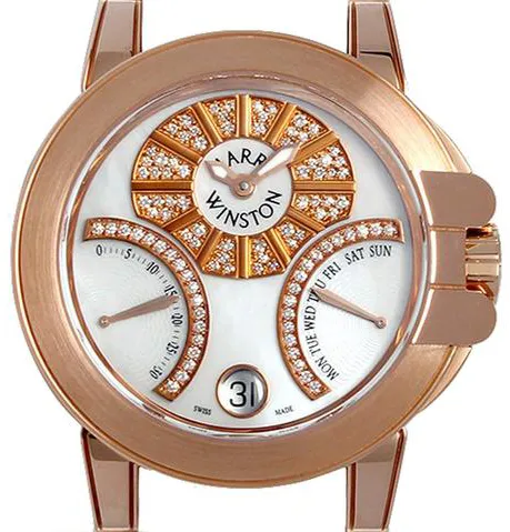 Harry Winston Ocean 400/UABI36R 36mm Rose gold and 18k rose gold White