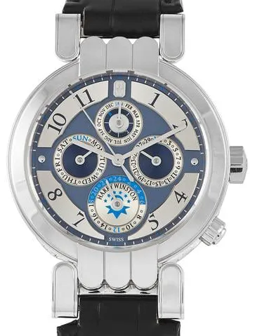 Harry Winston Premier 200-MAWPC38 38mm White gold Gray