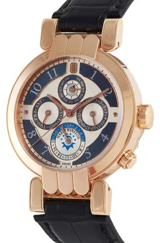 Harry Winston Premier 200-MAWPC38 38mm Rose gold Silver 1