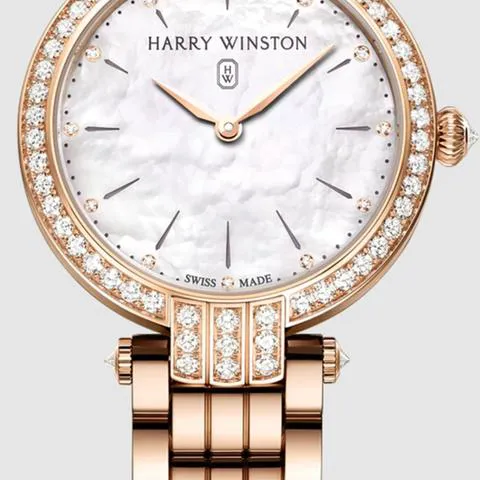 Harry Winston Premier PRNQHM31RR003 31mm Rose gold Mother-of-pearl