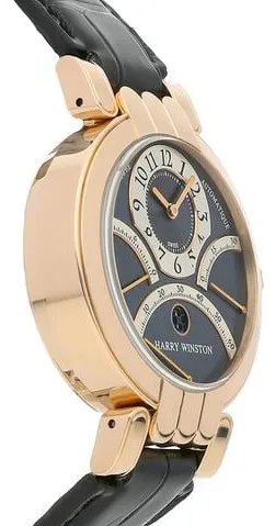 Harry Winston Premier 200/MCRA39RL.A 39mm Rose gold Blue 2