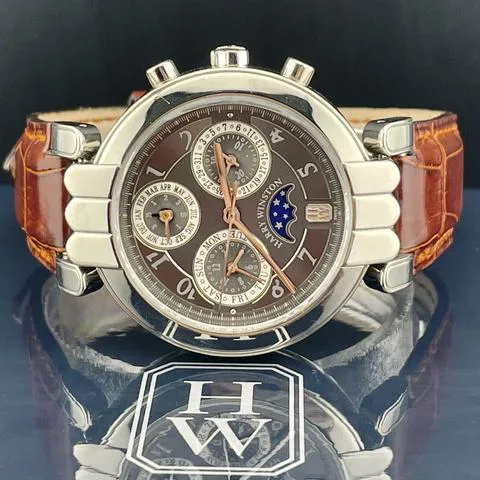 Harry Winston Premier 200-MCAPC38 38mm Platinum Gray