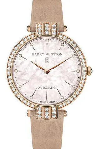 Harry Winston Premier PRNAHM36RR001 36mm Rose gold Mother-of-pearl