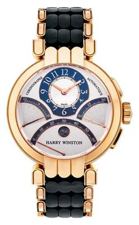 Harry Winston Premier 200/MCRA39R 39mm Rose gold and 18k rose gold Silver