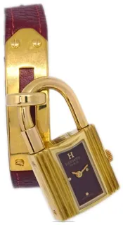 Hermès Kelly Gold-plated Red