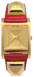 Hermès Médor Gold-plated White