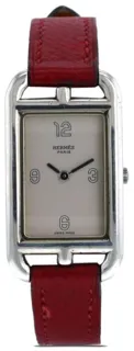 Hermès Nantucket 408342 Silver Silver