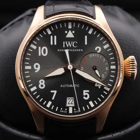 IWC Big Pilot IW500917 46mm Rose gold Gray