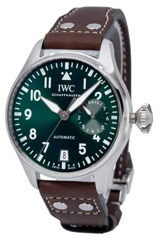 IWC Big Pilot IW501015 46.2mm Stainless steel Green