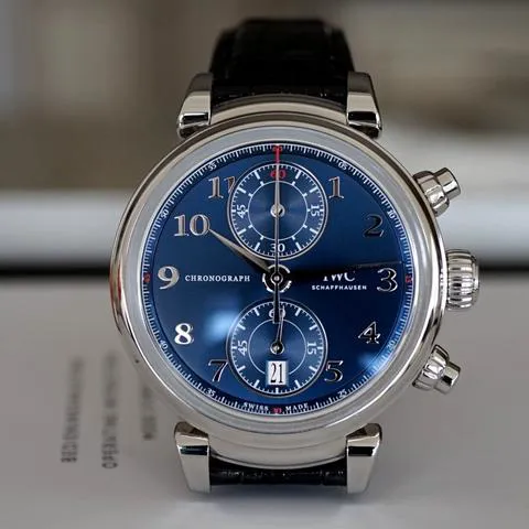 IWC Da Vinci IW393402 42mm Stainless steel Blue 3