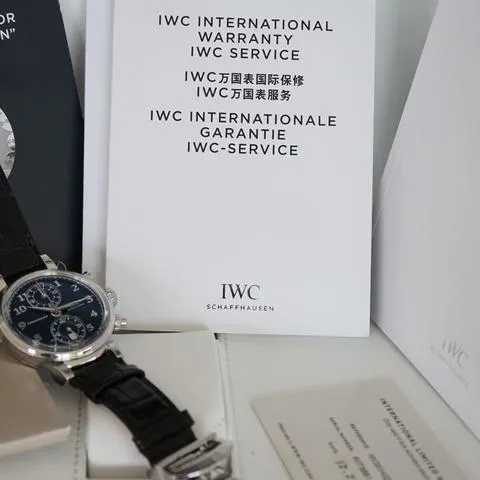 IWC Da Vinci IW393402 42mm Stainless steel Blue 4