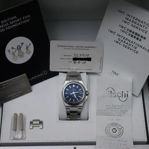 IWC Ingenieur Automatic IW323909 40mm Stainless steel Blue 5