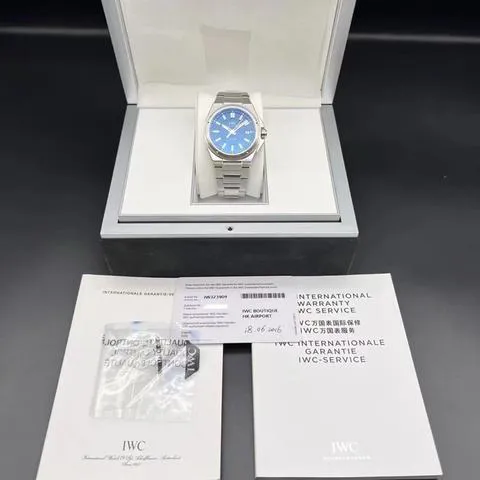 IWC Ingenieur Automatic IW323909 40mm Stainless steel Blue 6